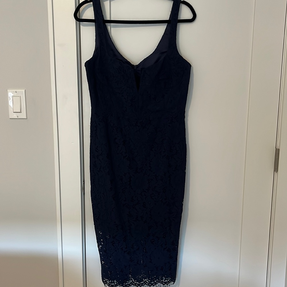 Brand new tags on size 10 Bardot blue lace dress